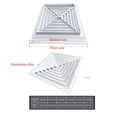 thumbnail image 5 of 300*300mm 450*450mm Square Aluminum Alloy ABS Ceiling Diffuser Grille Air Vent adjustable ceiling diffuser air inlet vent, 5 of 5