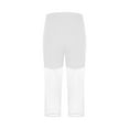 thumbnail image 5 of Olyvenn Womens Sheer Mesh Capri Leggings High Waisted Capris Pants Tight Workout Yoga Cropped Trousers Summer Casual Leggings White XL, 5 of 7