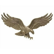 Whitehall Wall Eagle, Antique Brass, 29"W x 15.75"H