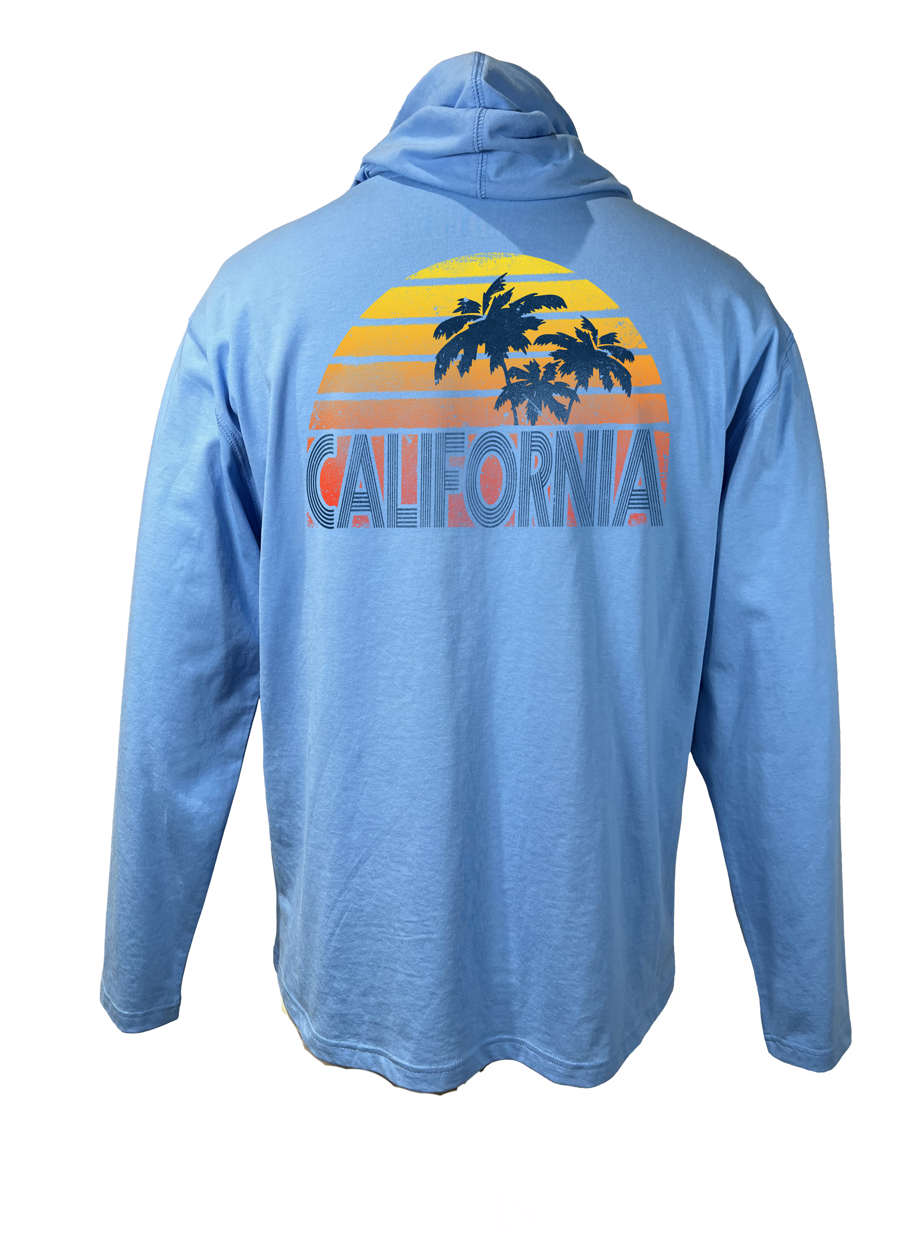 Topiary Sunset CALIFORNIA Long Sleeve Hood T-Shirt