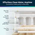 thumbnail image 5 of Invigorated Water Alkaline Countertop Water Filter Dispenser, 53-Cup, 3 Filters Included (White), 5 of 9
