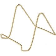 Bard's Twisted Gold-toned Wire Easel Stand, 6" H x 5.5" W x 8" D, Pack of 2