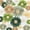 Green Series, variant on 18 Pcs Mexican Paper Flowers Colorful Fiesta Tissue Paper Flowers Pom Poms Mexican Carnival for Floral Party Backdrop Wedding Birthday Party Craft, 6" 8" 10"(Bright Color)