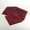 Burgundy, variant on Flocked Polka Dot Organza Decorative Napkins, Set of 12 (Silver)
