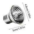 thumbnail image 3 of Fesfesfes Reptile Light 25W Bulb Full Spectrum Sun Lamp UV Heating Lamp for Turtle Aquarium Aquatic Reptile Lizard Bulb,25W(Does Not Include Light Stand), 3 of 6