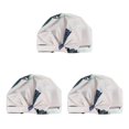 thumbnail image 4 of sweethay Ducha Gorros de baño Estampado de flores Impermeable Reutilizable Lazo elástico Grueso Turbante ajustable Sombrero universal Type1 NO1, 4 of 6