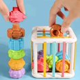 thumbnail image 3 of New Colorful Shape Blocks Sorting Game Baby Montessori Learning Educational Toys For Children Bebe Birth Inny 0 12 Months Gift, 3 of 5