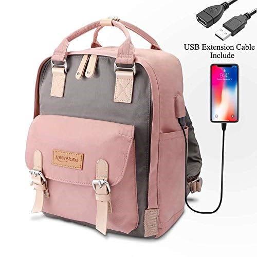 pink satchel backpack