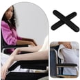 thumbnail image 3 of BESTYASH 2Pcs Wheelchair Parts Black ABS Elbow Comfort Outdoor, 3 of 7