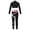 Pink, variant on IEFIEL Girls Sports Suit Jogging Gym Suit Pullover Crop Top Leggings Pants Set Hood Yoga Fitness Outfit Green 10