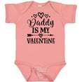 thumbnail image 3 of Inktastic Daddy Is My Valentine Holiday Girls Baby Bodysuit, 3 of 5