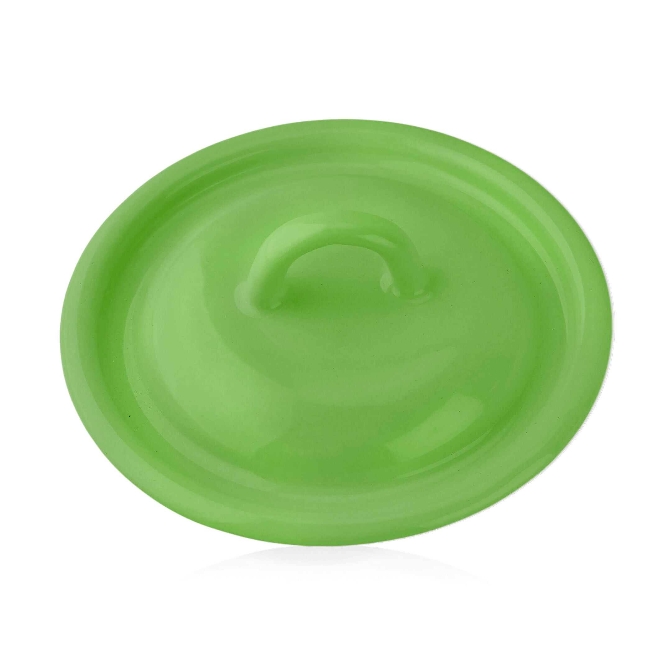 Novomoskovsjka Posuda Green Grass Enamel Milk Can with Lid 3.5 Qt (3.3 L) Enameled Steel Milk Canister Kitchen Milk Keeper Milk Bucket Milk Container, Vintage Style