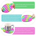 thumbnail image 4 of TheFound Push Pop Bubble Fidget Toy Tie Dye Pineapple Shape Stress Relief Toy, 4 of 6