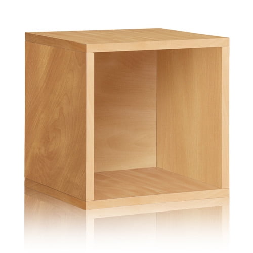 Way Basics Eco Stackable Large Storage Cube and Cubby Organizer, White