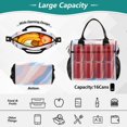 thumbnail image 2 of FORMRS Insulated Lunch Bag for Work School Unisex Large Capacity Cooler with Shoulder Strap, Abstract Blue, 2 of 6