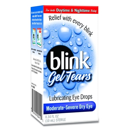 - Blink Gel Tears Lubricating Eye Drops, 0.34 fl oz