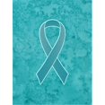 thumbnail image 1 of Teal Ribbon for Ovarian Cancer Awareness Garden Flag Size - 11 x 15 In., 1 of 1