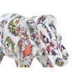thumbnail image 3 of Decorative Figure DKD Home Decor Elephant White Resin Multicolour (23 x 9 x 17 cm), 3 of 3