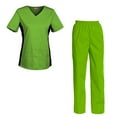 thumbnail image 1 of Women's Scrubs Set Scrub Top and Pants Scrubs Set, 1 of 3