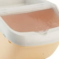 thumbnail image 2 of Grain Storage Barrel Multipurpose Large Capacity Pet Food Storage Container for Rice Flour Grain Pet Food Orange, 2 of 5