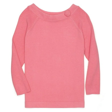 Women's Ballet Neck Rose Sweater