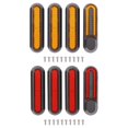 thumbnail image 3 of Bicicleta 4 Uds tapacubos de ruedas carcasas protectoras pegatinas reflectantes para M365 (amarillo) Tmvgtek Accesorios para bicicletas, 3 of 8