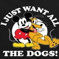 thumbnail image 3 of Mickey & Friends - Mickey Pluto Just Want All Dogs - Toddler And Youth Short Sleeve Graphic T-Shirt, 3 of 5