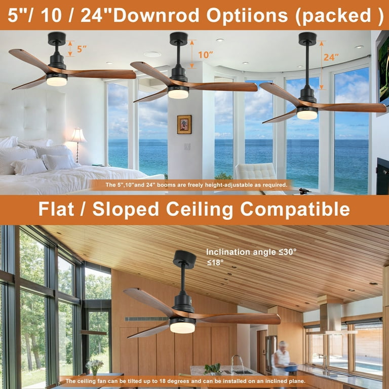 Sofucor 52 Modern Ceiling Fan With