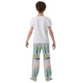 thumbnail image 4 of FORMRS Boys Pajama Pants with Pockets Size 11-12Y Kids Lounge Sleep Bottoms, Green Deer, 4 of 8