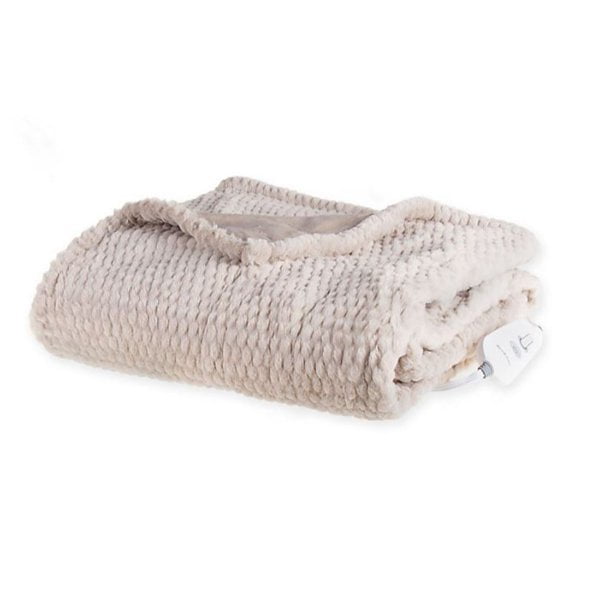 Brookstone® nap® Heated Faux Fur Throw