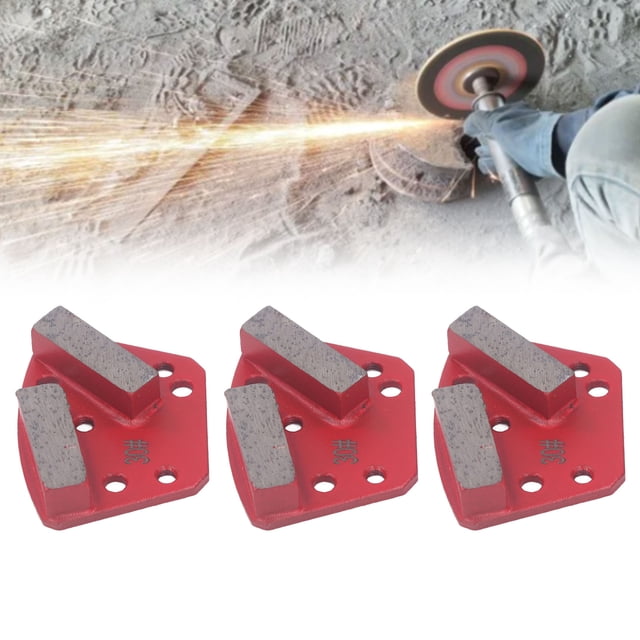 Zapatos De Pulido De Diamante, 2 Dientes Largos Almohadilla De Pulido De Diamante 6 Agujeros 30 Granos 3 Piezas Fácil Instalación Para Pulir