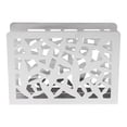 thumbnail image 4 of Stainless steel napkin holder, napkin box, cutlery holder, hollow design, 4 of 5