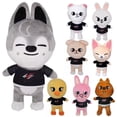 thumbnail image 2 of Skzoo Plush Toys 20cm Stray Kids Plush Wolf Chan Cartoon Stuffed Animal Plushies Doll Kawaii Companion for Kids Adults Fans Gift, 2 of 4