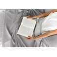 thumbnail image 6 of CGK Linens 4-Piece Extra Deep Pocket Sheet Set - California King Size Breathable & Cooling Bed Sheets Fits 18"-24" Mattresses, Light Gray, 6 of 7