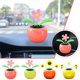 thumbnail image 5 of Juguete de girasol danzante solar para salpicadero de coche, adorno con forma de flor y luces G9A8, 5 of 7