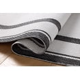 thumbnail image 5 of Indoor Outdoor Rug 5x8, Reversible, Loloi Easton Onyx / Ivory (5'3" x 7'6"), 5 of 7