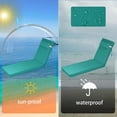 thumbnail image 3 of 72" ×21" Outdoor Chaise Lounge Cushion, 3" Thick High-Density Foam Fill, with Removable Headrest, Waterproof Fade Resistant, Replacement Cushion for Lawn Pool (Lake Blue 2PCS), 3 of 8