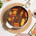 thumbnail image 6 of 1.8L Non-Stick Electric Hot Pot with Steamer, Ramen Cooker with Dual Power Control Mini Hot Pot for Pasta, Dumplings, Soup, Steak, (Rotary Switch) Blue, 6 of 13