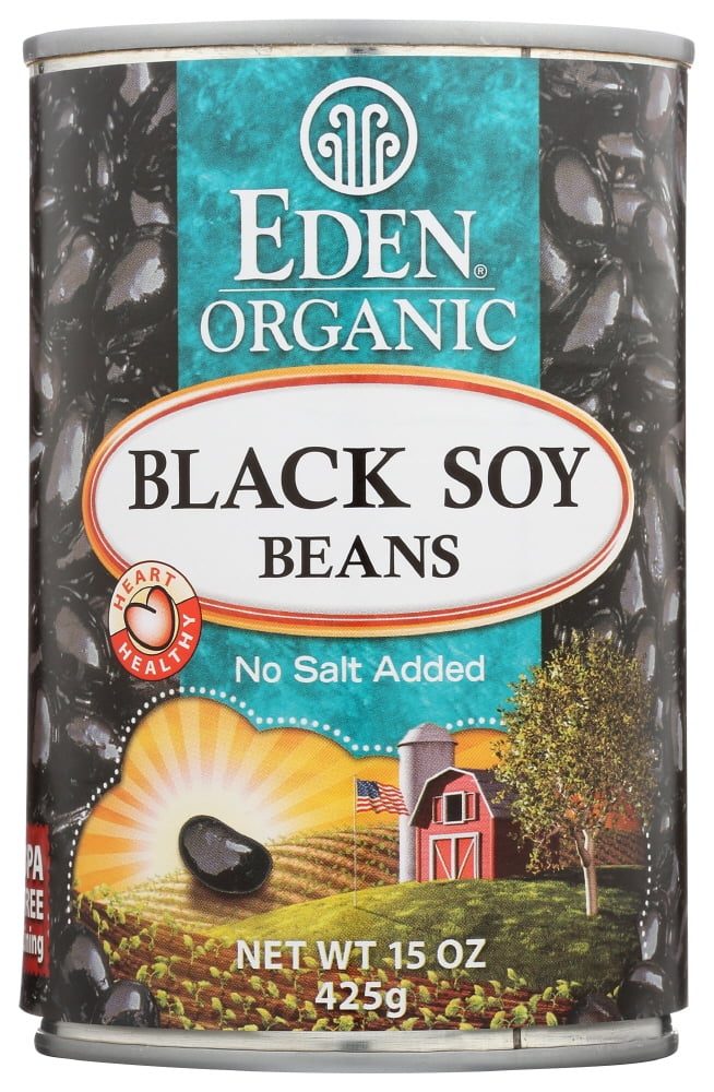 Eden Organic Black Soy Beans, 15 Oz.