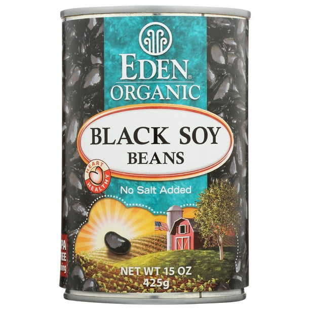 Eden Organic Black Soy Beans, 15 Oz.