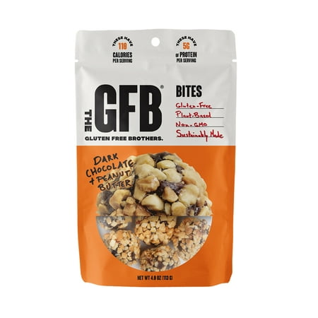 The Gfb Dark Chocolate Peanut Butter Bites, 4 oz