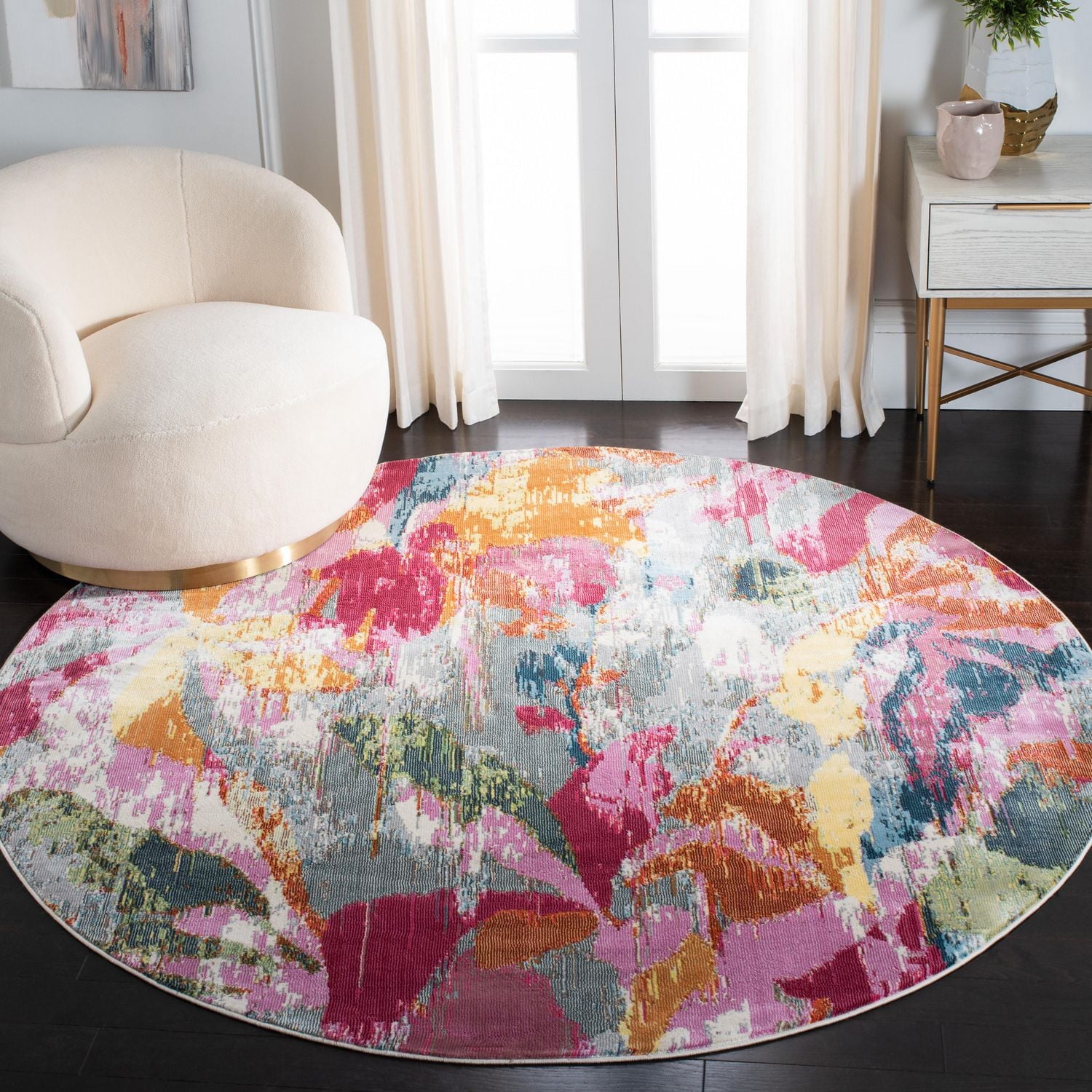SAFAVIEH Lillian Beryl Abstract Floral Area Rug