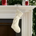 thumbnail image 3 of KCEHTA Knit Christmas Stockings, Large Knitted Xmas Stockings, Personalized Christmas Stockings, Fireplace Hanging Stockings for Xmas Home Party Farmhouse Decor, 3 of 6
