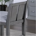 thumbnail image 6 of Graham 3-Piece Counter Height Dining Set with USB Charging, Shelves and 2 Chairs, Gray, 6 of 10