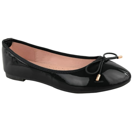

Fashion Thirsty Womens Ladies Flat Pumps Ballerina Round Toe Slip On Shoes