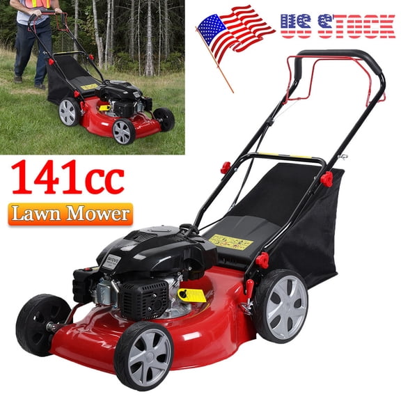 Momarys Lawn Mower Self Propelled,141cc 4 Cycle 2850RPM Foldable Gas Mower with 20 Inch Blade,Lawn Mower Gas for Outdoor Yard Trimming