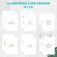 thumbnail image 4 of Tarjetas de felicitación cristianas con decoración, paquete de 60 unidades, 5 x 7 pulgadas, surtidas, 4 of 9