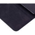thumbnail image 4 of Funda para teléfono ultrafina de piel de primera calidad con tapa tipo billetera y tarjetero, cierre magnético, funda protectora para teléfono Samsung negra (Samsung Note 20Ultra), 4 of 5