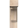 thumbnail image 3 of Ekena Millwork 7 1/2"W x 22"D x 26"H Imperial Block Smooth Bracket w/ Offset Brace, Douglas Fir, 3 of 25