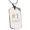 Gold, variant on Stainless Steel #1 DAD Engraved Dog Tag Pendant Male